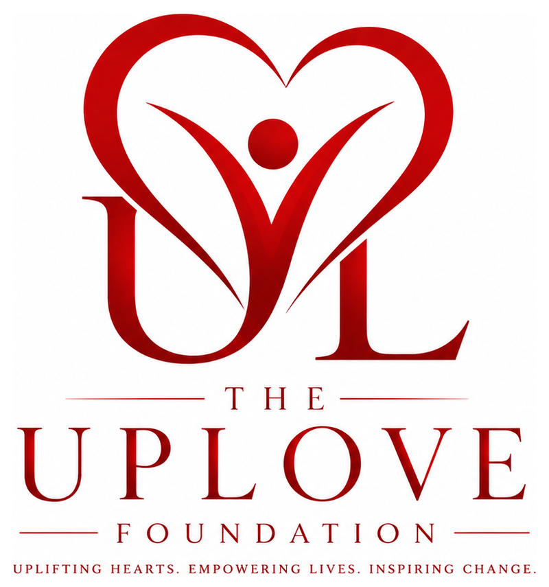 The UpLove Foundation logo — uplifting hearts, empowering lives, inspiring change